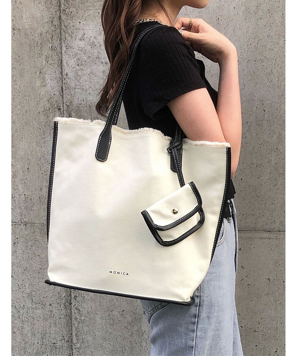 Monica ポーチ付き キャンバスa4トート Tvドラマ衣装提供商品 La Bagagerie ファッション通販 公式通販 オンワード クローゼット Monica ポーチ付き キャンバスa4トート Tvドラマ衣装提供商品 La Bagagerie ファッション通販 公式通販 オンワード クローゼット