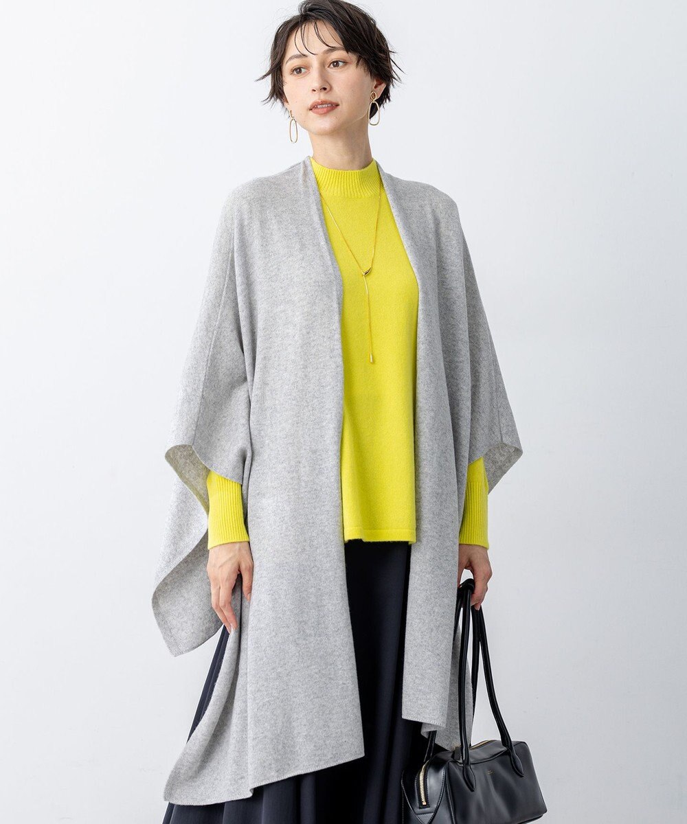 23区 カシミヤブレンド マルチ ケープ 