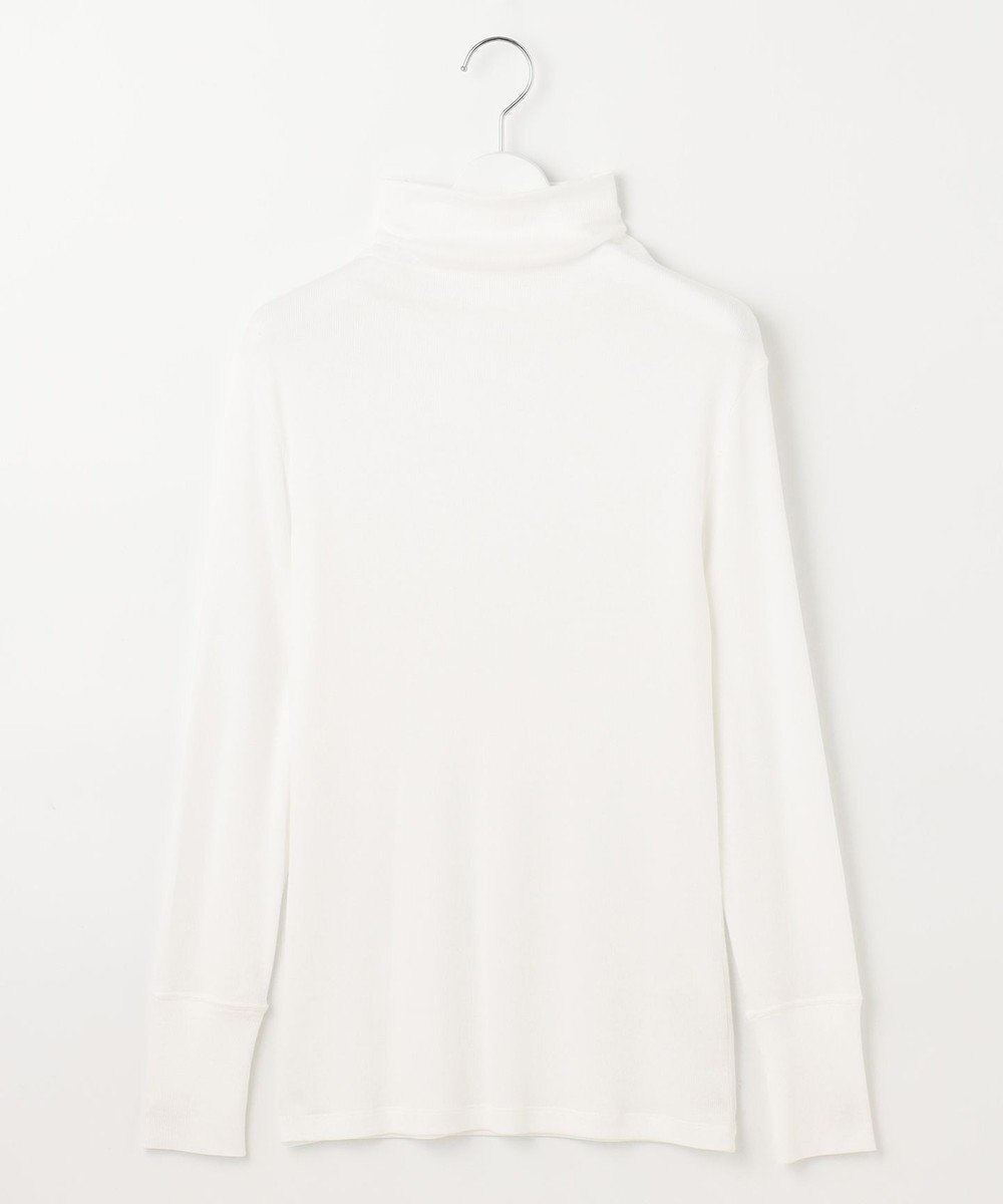 自由区 L 【洗える】ベアテレコボトルネック カットソー 