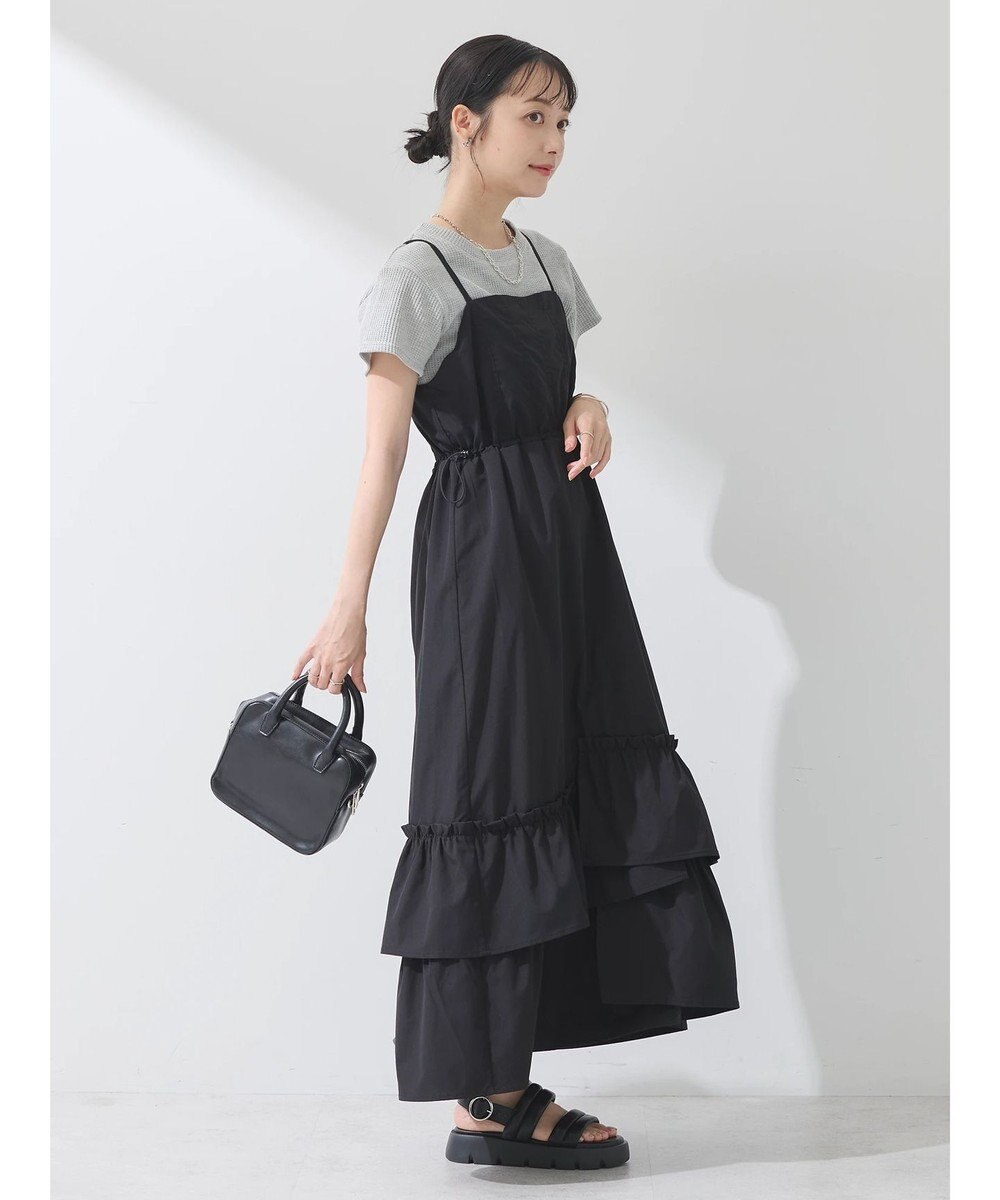 earth music&ecology ドロストティアードキャミワンピース 