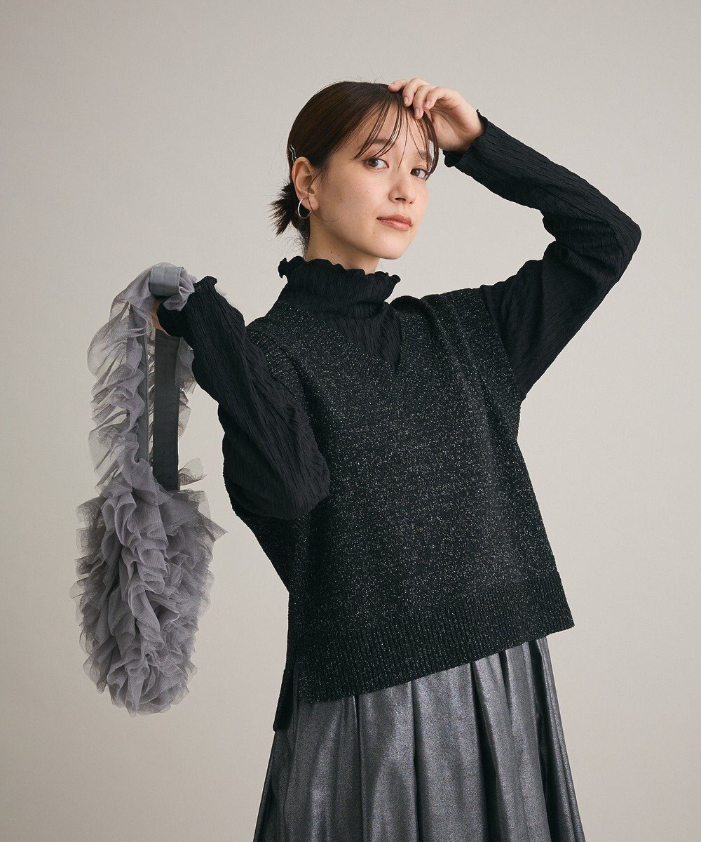 Green Parks ・Ｐｅｔｉｔ　Ｆｌｅｕｒ　ジャカードハイネックロンＴＥ 