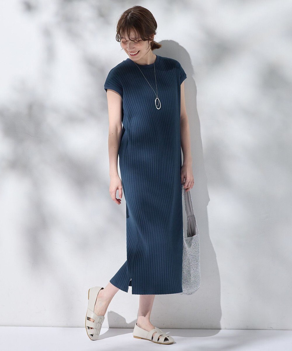 ANY 汗ジミ防止テレコワンピース 