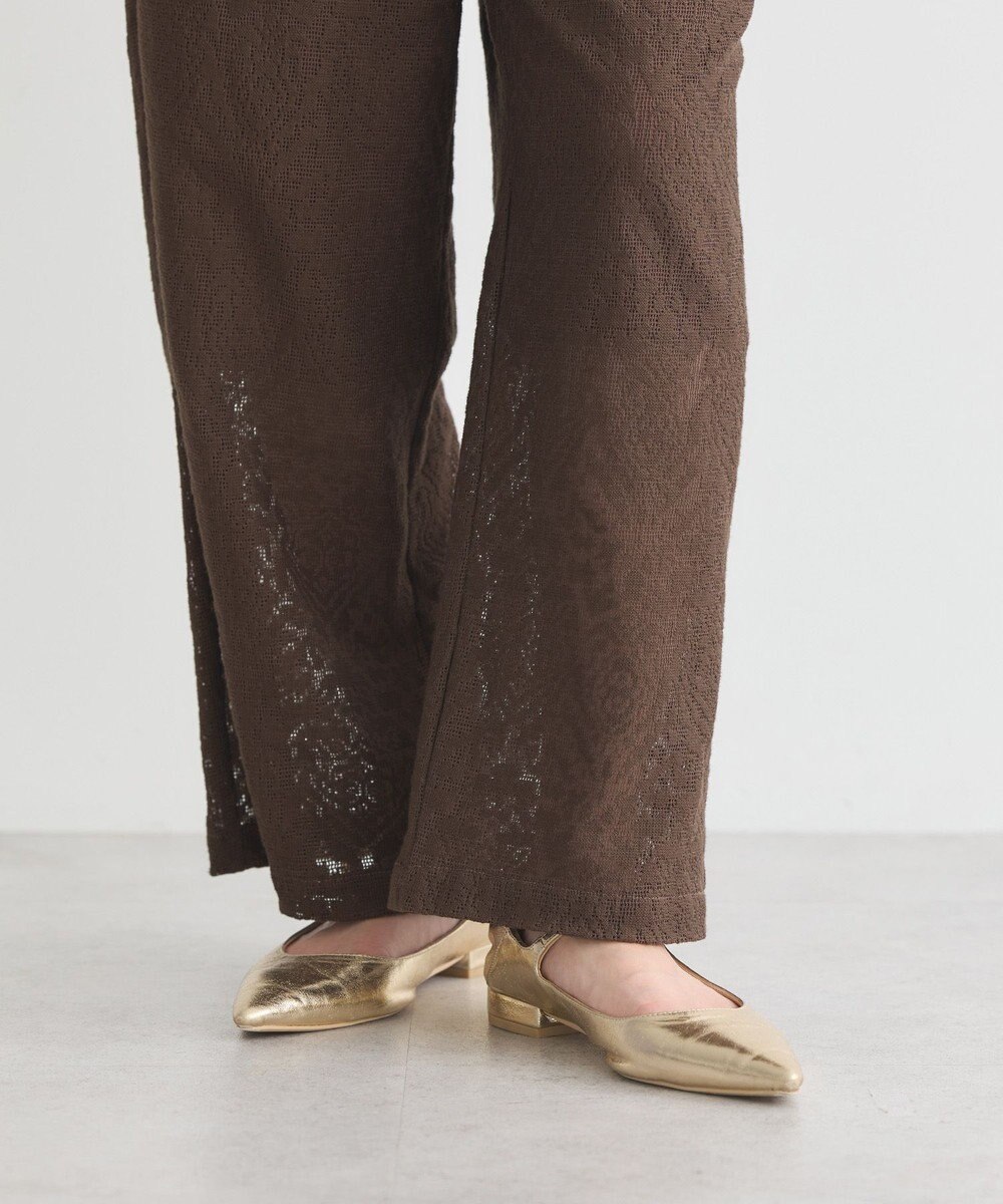 earth music&ecology レースイージーパンツ 