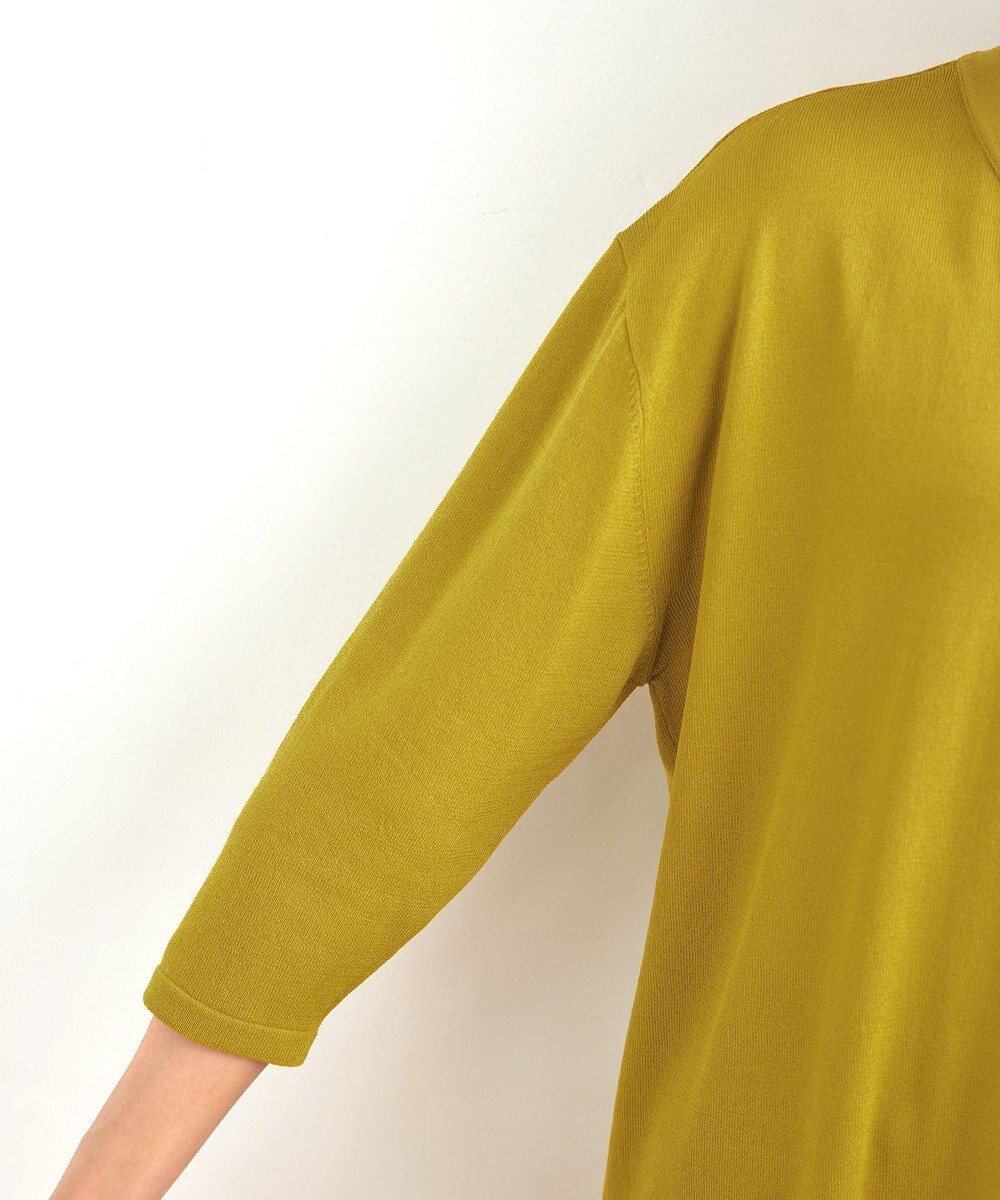 Tiaclasse 【洗える】キーネックニットチュニック 