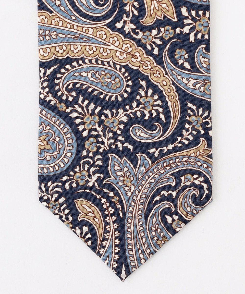 JOSEPH ABBOUD 【イタリア生地・日本製】ビッグペイズリー ネクタイ 