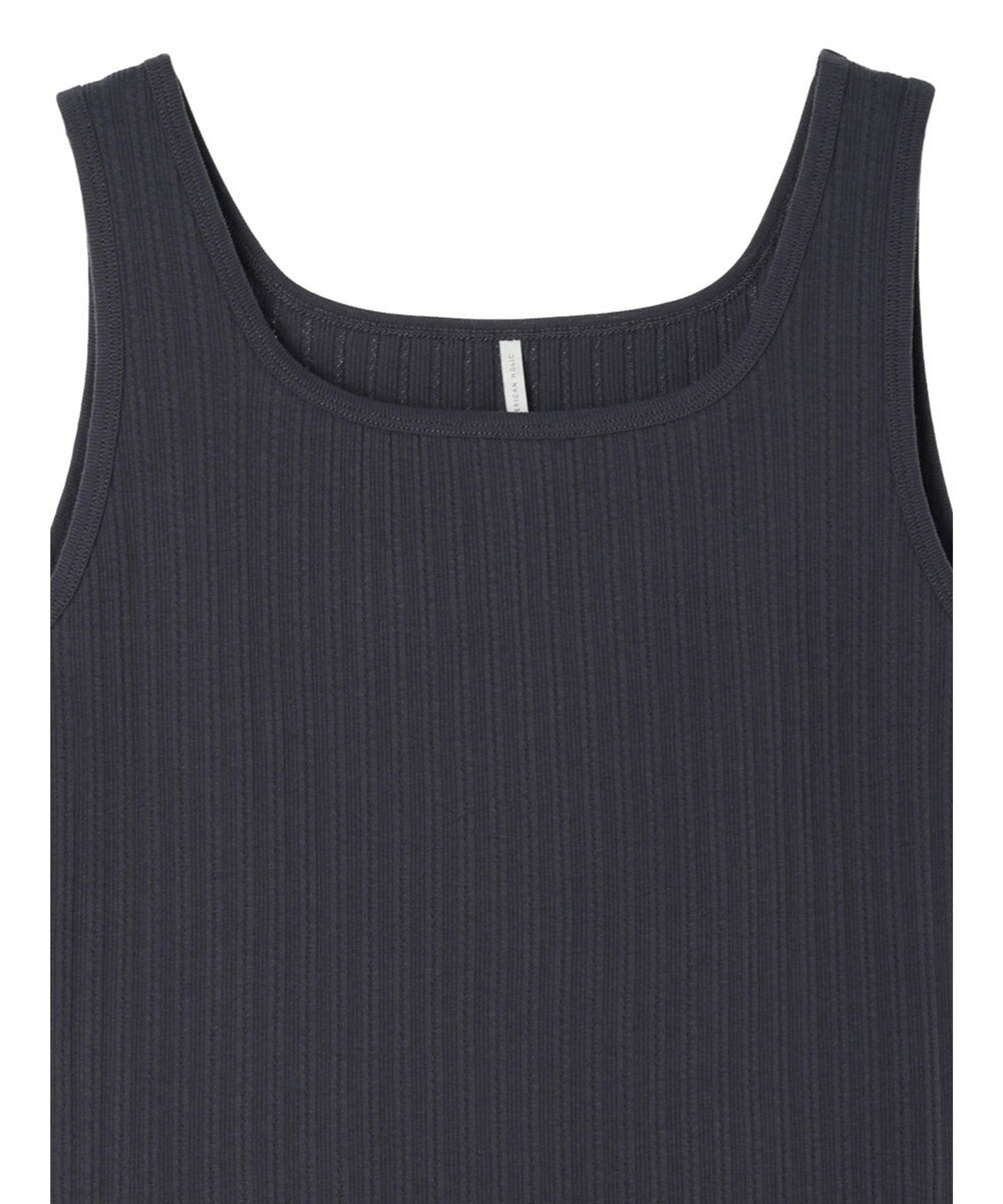 AMERICAN HOLIC 針抜きメッシュタンクトップ 