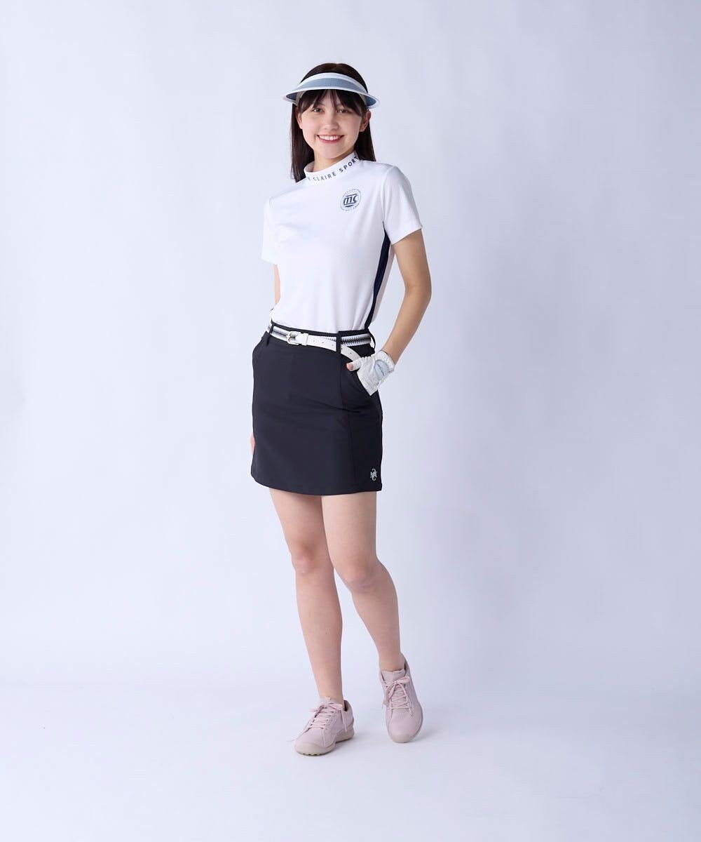 FILA GOLF／marie claire 【Marie claire sports】半袖モックネックシャツ 