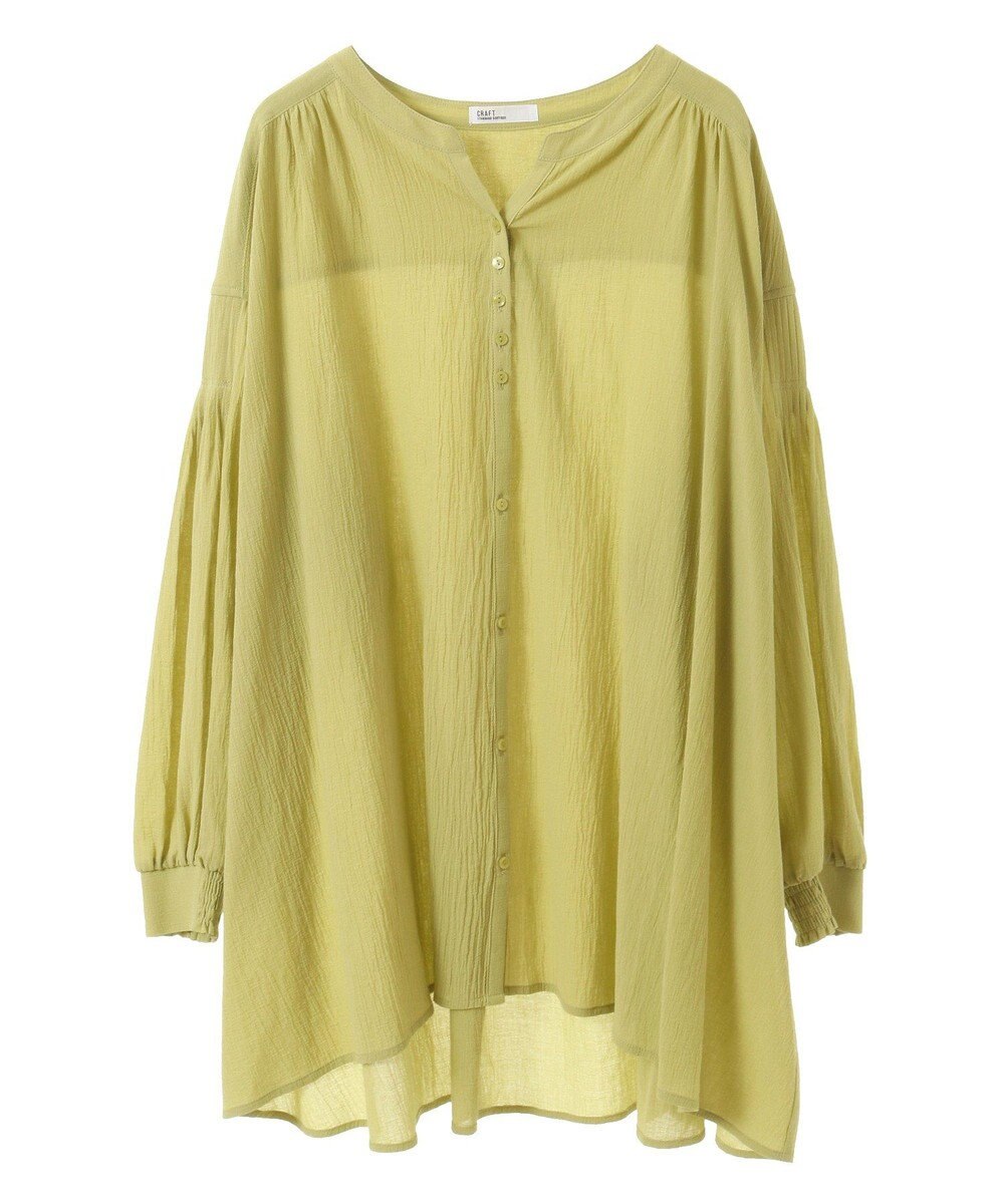 CRAFT STANDARD BOUTIQUE ジョーゼットスキッパーシャツ 