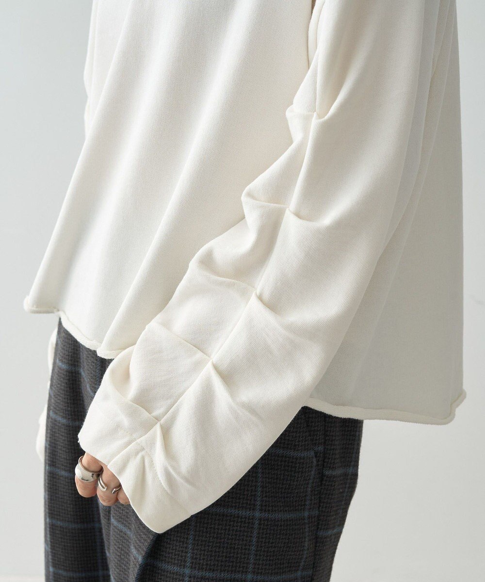 AMERICAN HOLIC ミニ裏毛タックスリーブショートプルオーバー1 