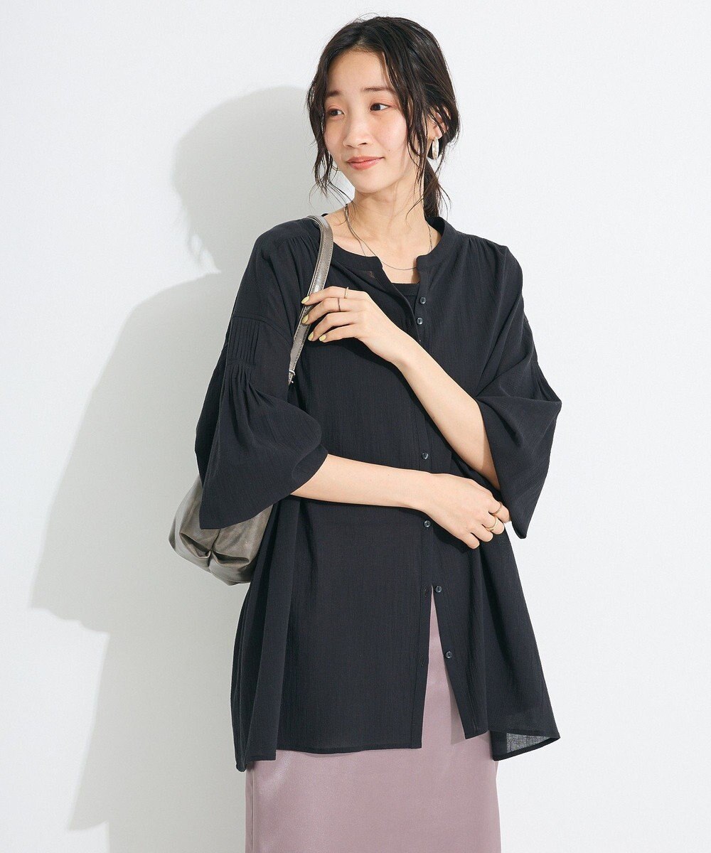 CRAFT STANDARD BOUTIQUE ジョーゼットスキッパーシャツ 