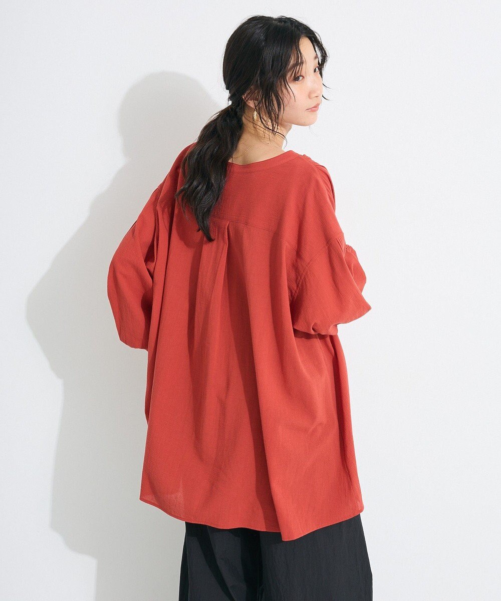 CRAFT STANDARD BOUTIQUE ジョーゼットスキッパーシャツ 