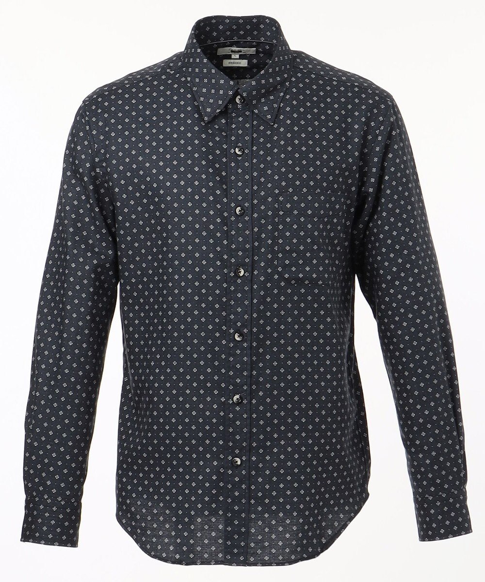 JOSEPH ABBOUD 【キングサイズ】JCヘリンボーンプリント　シャツ 