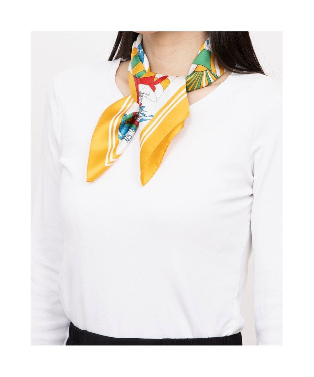 UNBILLION カカトゥ kakatoo / ヨット柄シルクスカーフ 