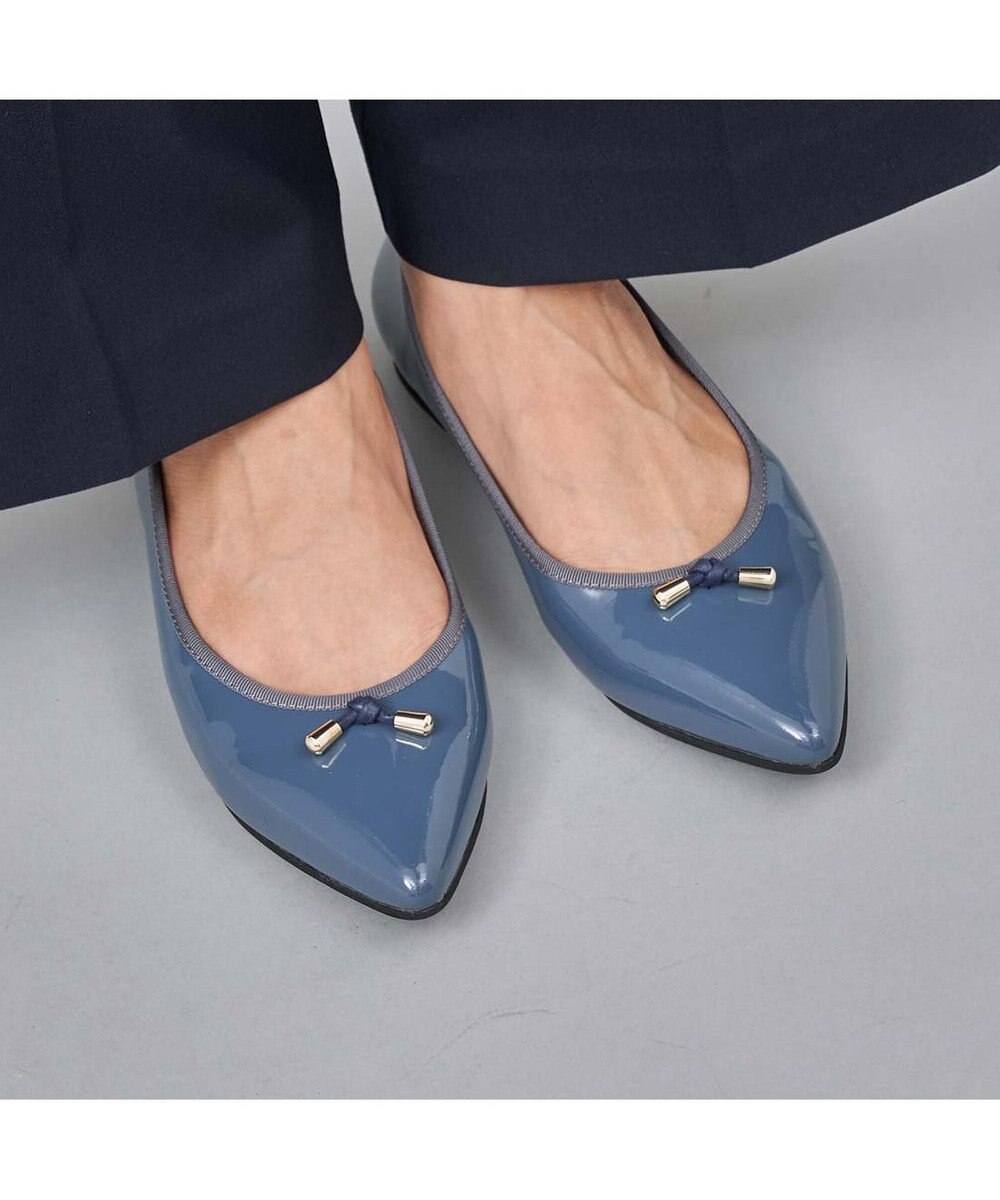 MODE ET JACOMO <carino>【レイン対応】中敷きデザインバレエシューズ 