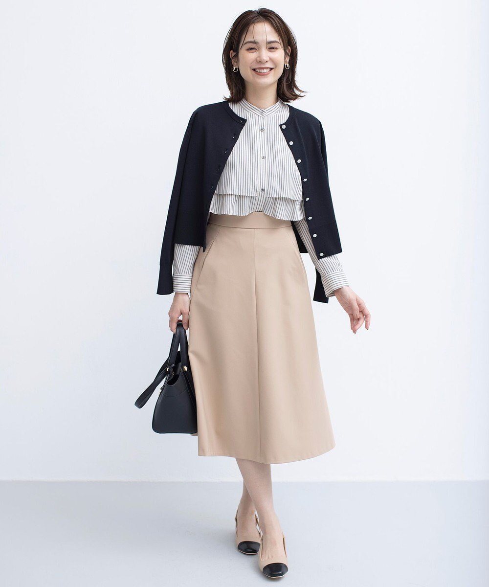 組曲 【WEB限定カラーあり】リヨセルシャーティング ティアードブラウス 