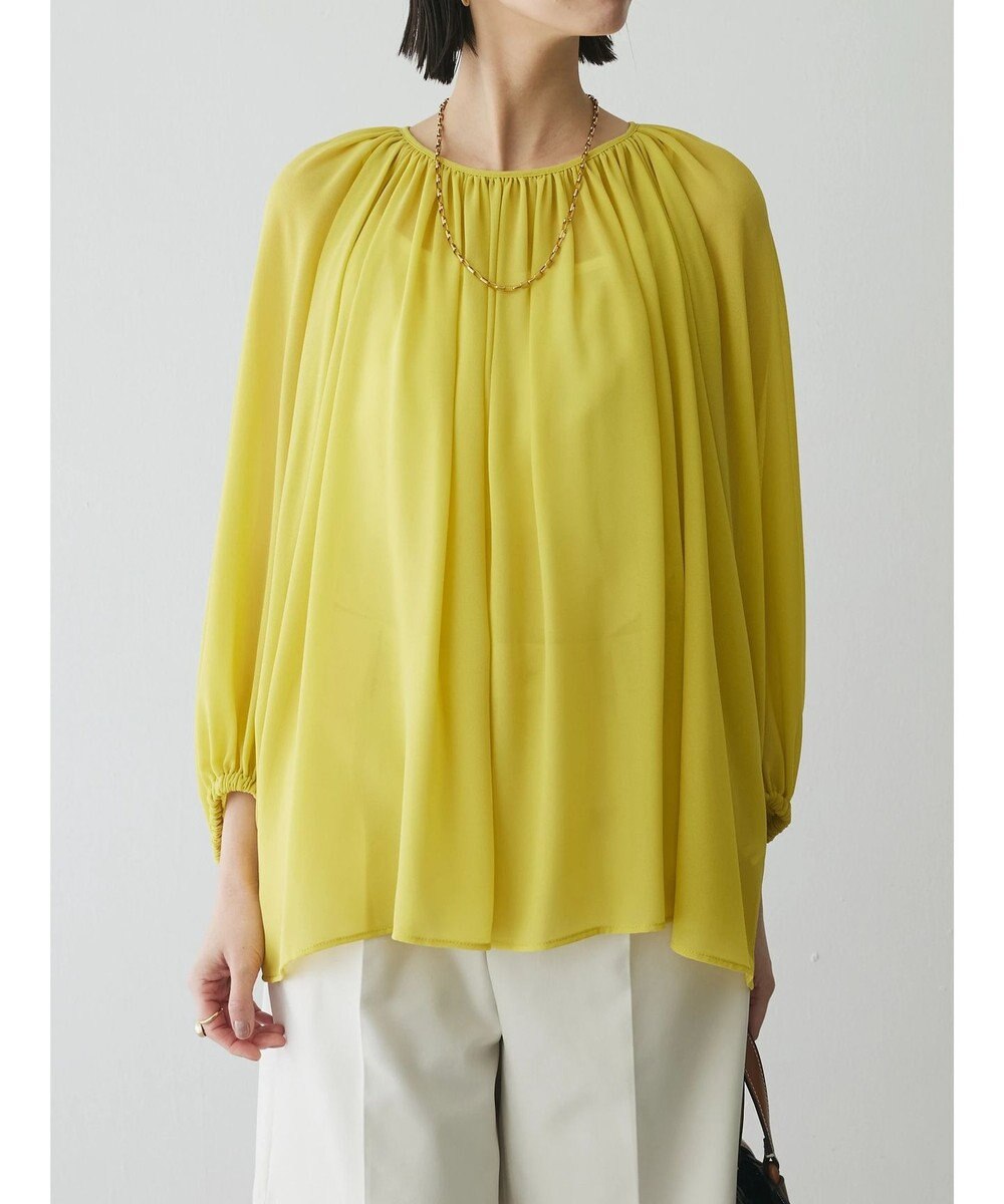 Green Parks AnriettMusee ボリュームシアーブラウス 