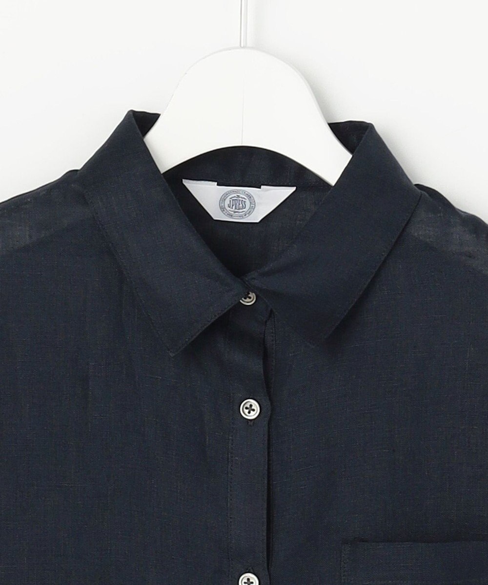 J.PRESS LADIES S 【WEB限定カラーあり・2way】リネン シャツ ブラウス 