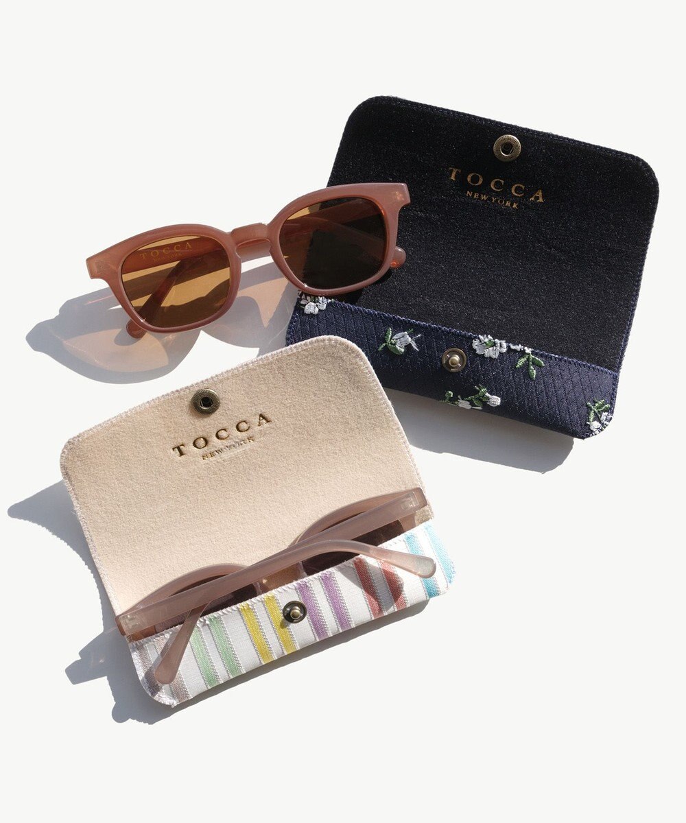TOCCA 【UVカット・ドレス生地製のソフトケース付き】LIGHT IN MY SUNGLASSES サングラス 