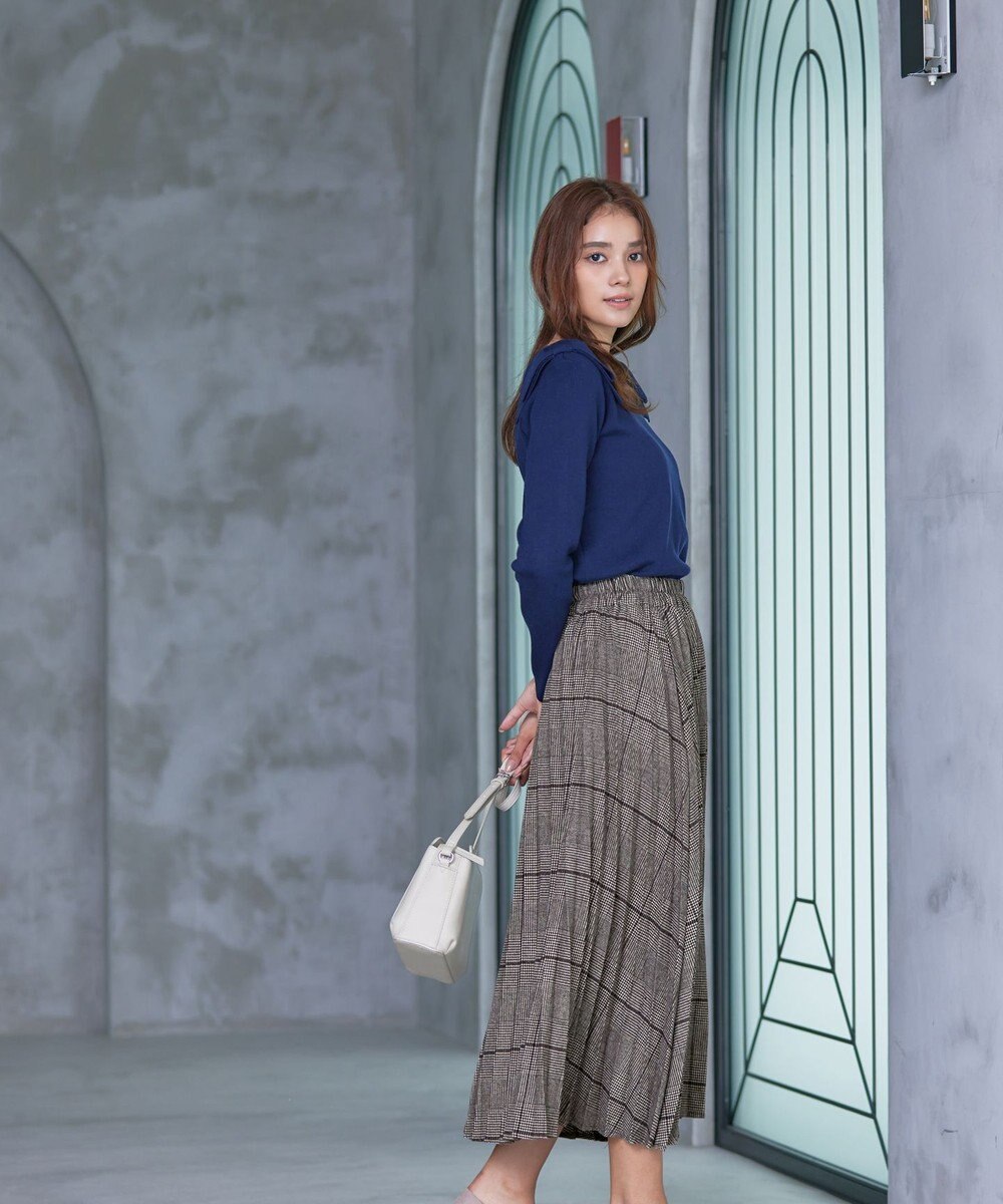 Tiaclasse 【安田美沙子さん着用】チェックプリーツスカート 