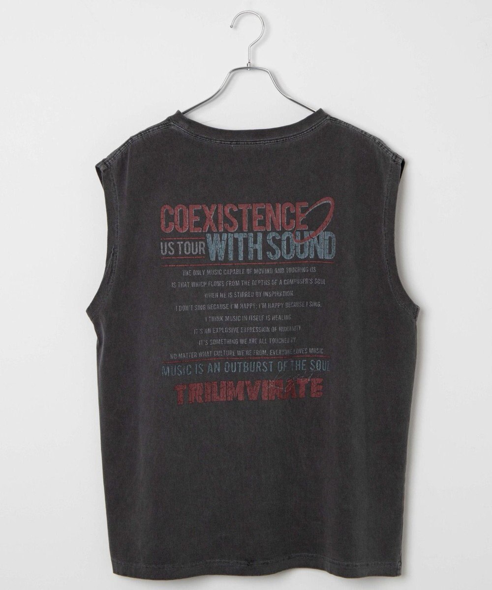 WEGO 【ユニセックス着用アイテム/手洗い可】ピグメントグラフィックノースリーブ 