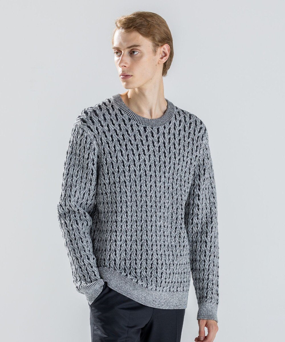 JOSEPH HOMME 【新柄】モロッカンクリスタル　クルーネックニット 