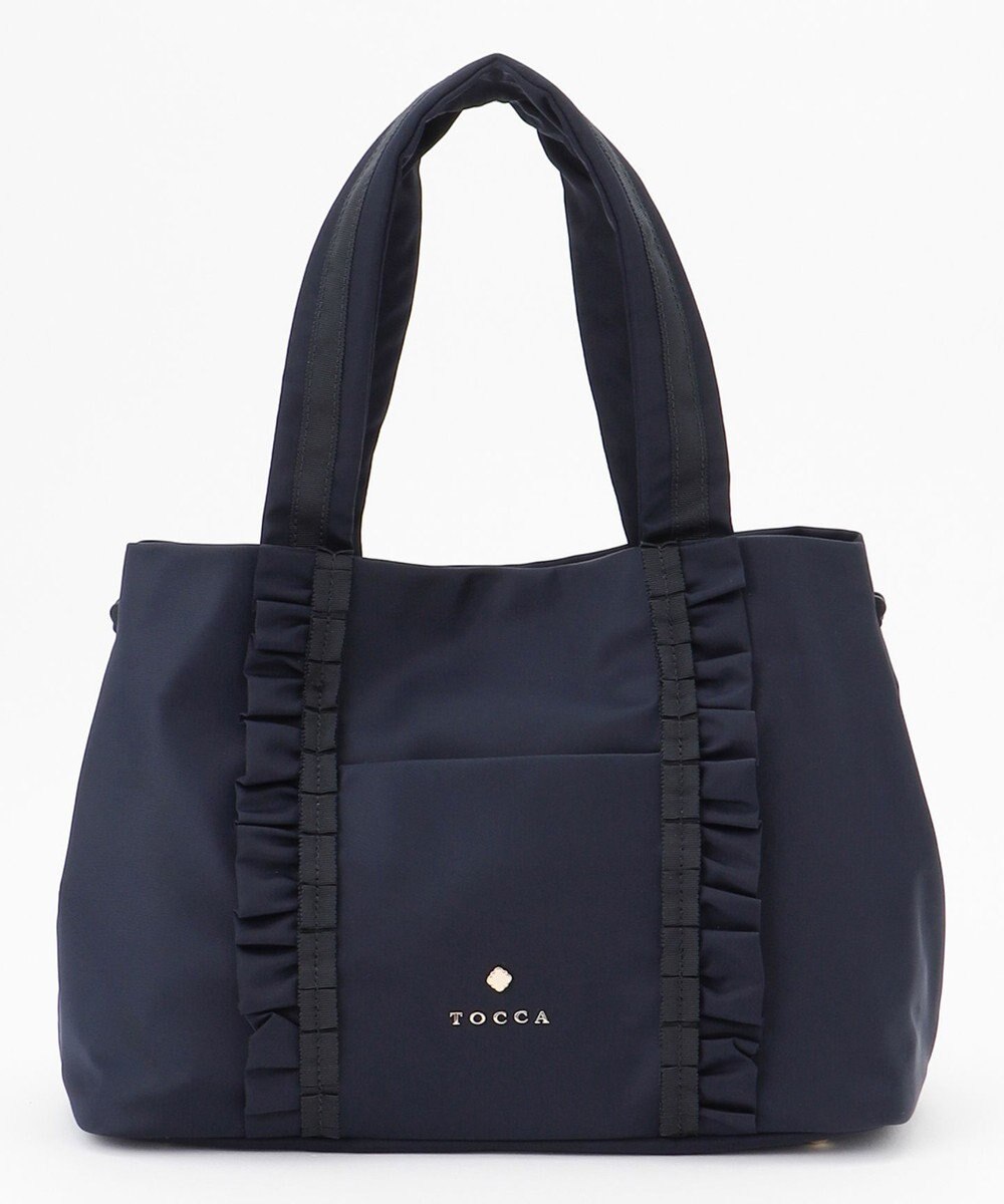 TOCCA 【撥水】FRILL A4 NYLONTOTE トートバッグ 