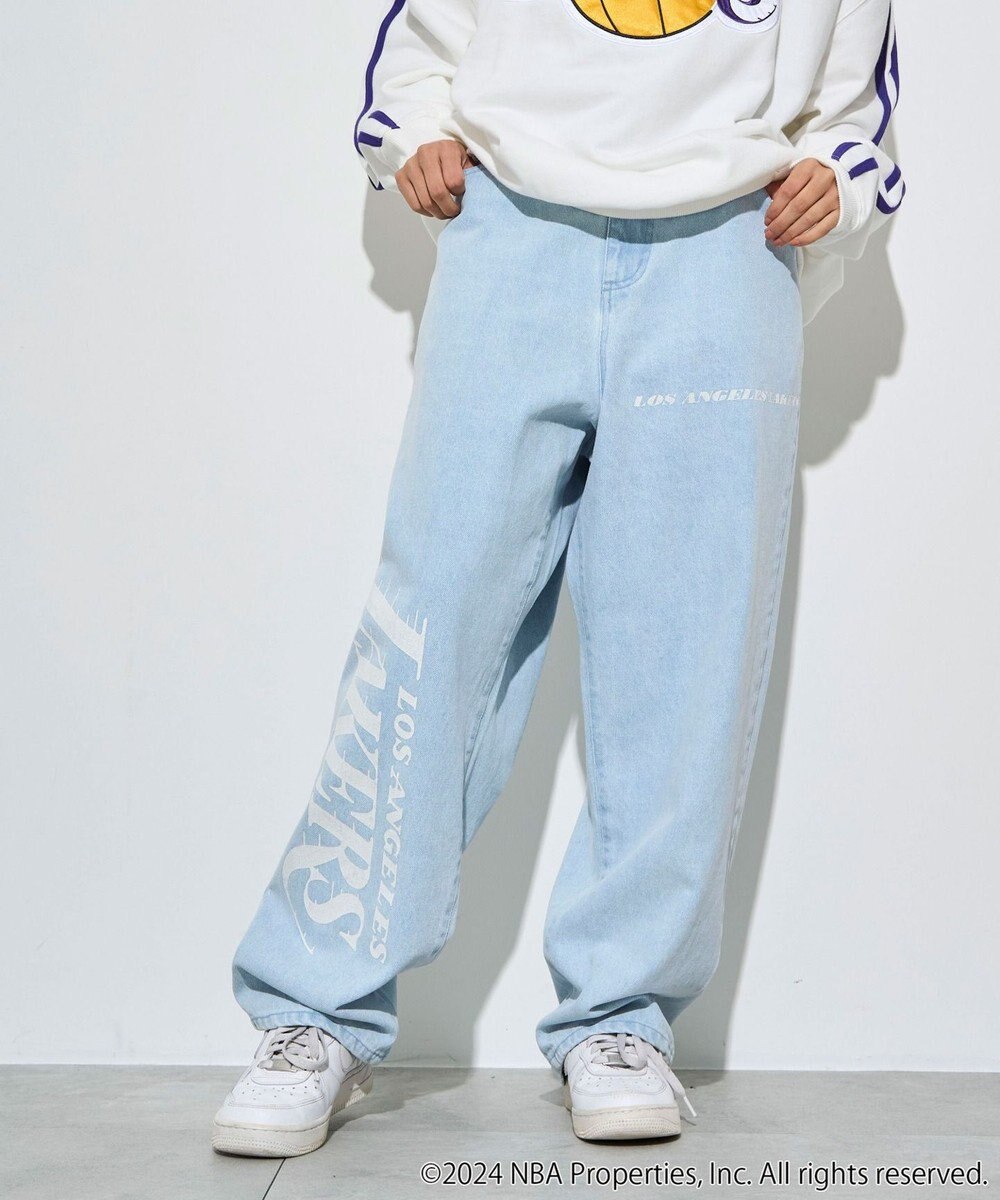 WEGO 【ユニセックス着用ITEM】別注NBAデニムパンツ 