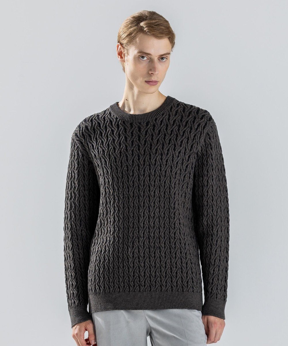 JOSEPH HOMME 【新柄】モロッカンクリスタル　クルーネックニット 