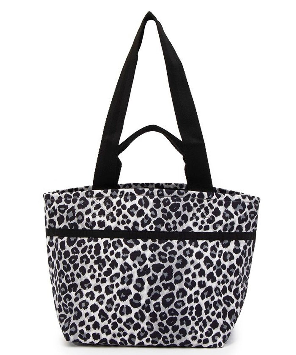 LeSportsac TWO HANDLE ZIP TOTE/ニュートラルレオパード 