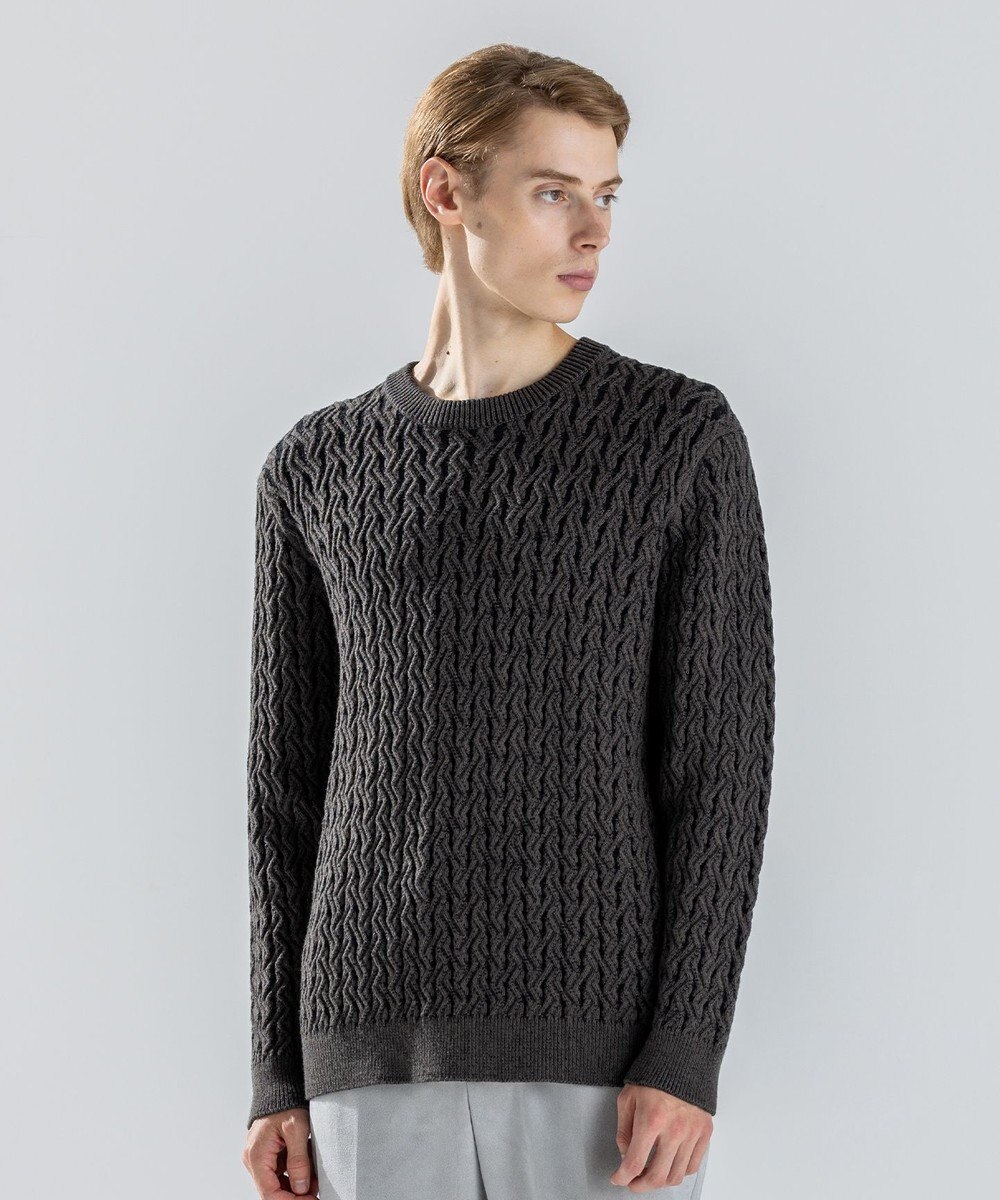 JOSEPH HOMME 【新柄】モロッカンクリスタル　クルーネックニット 