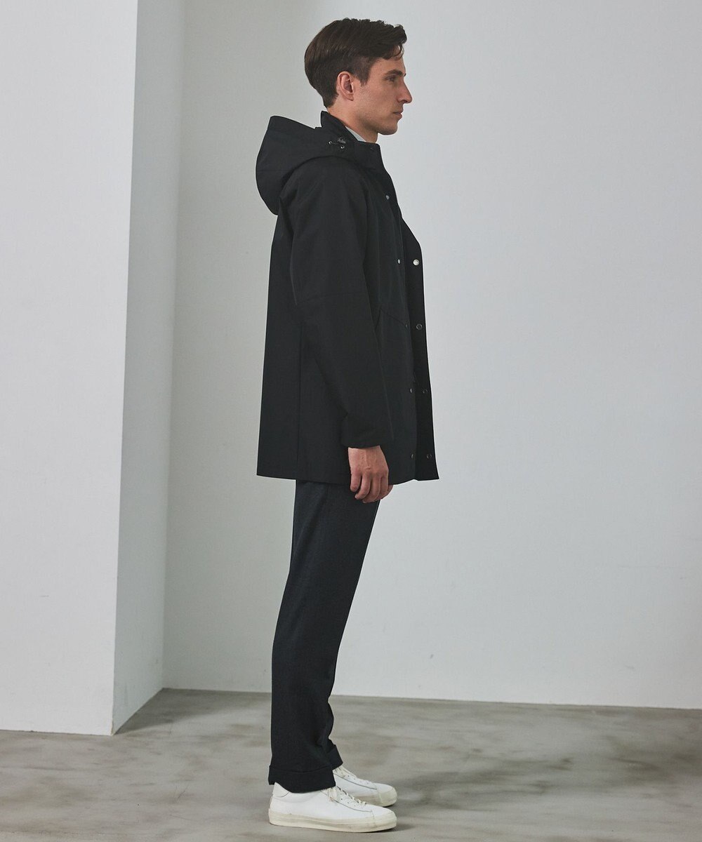 GOTAIRIKU 25年新作/3シーズン対応【仕事で着用可】メランジカルゼ フーデッドブルゾン_無地 