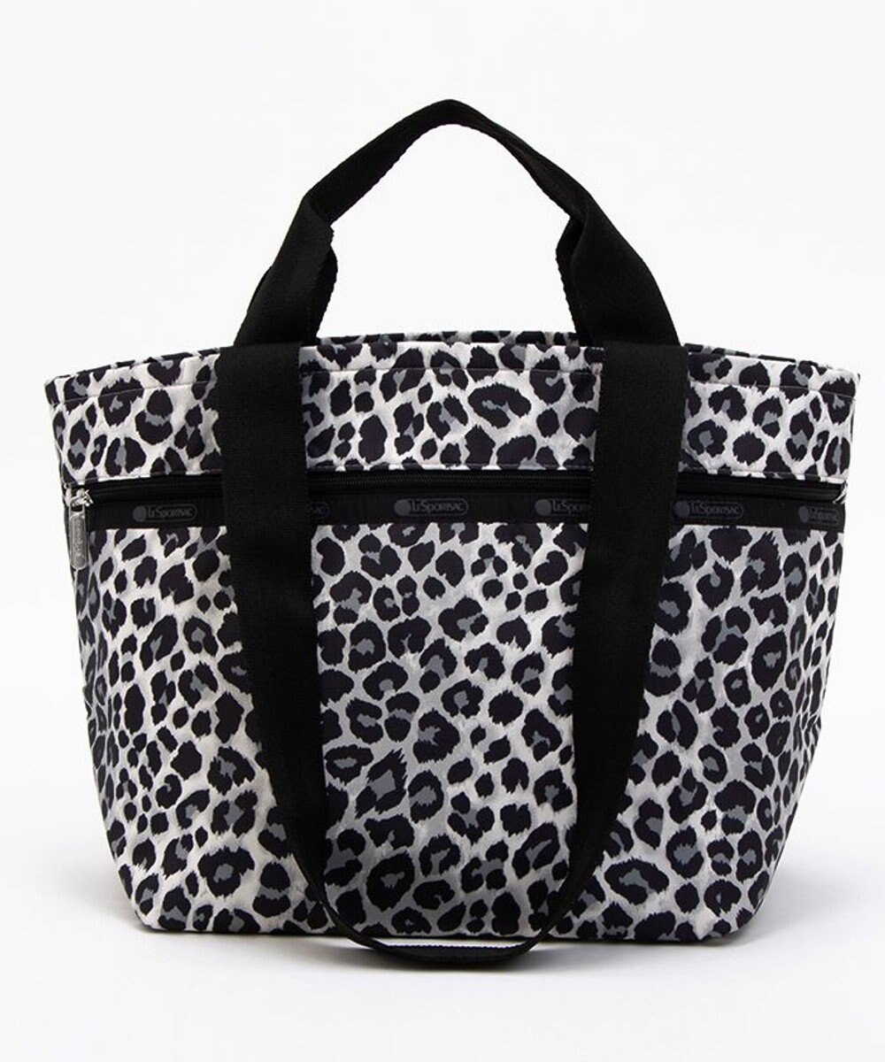 LeSportsac TWO HANDLE ZIP TOTE/ニュートラルレオパード 