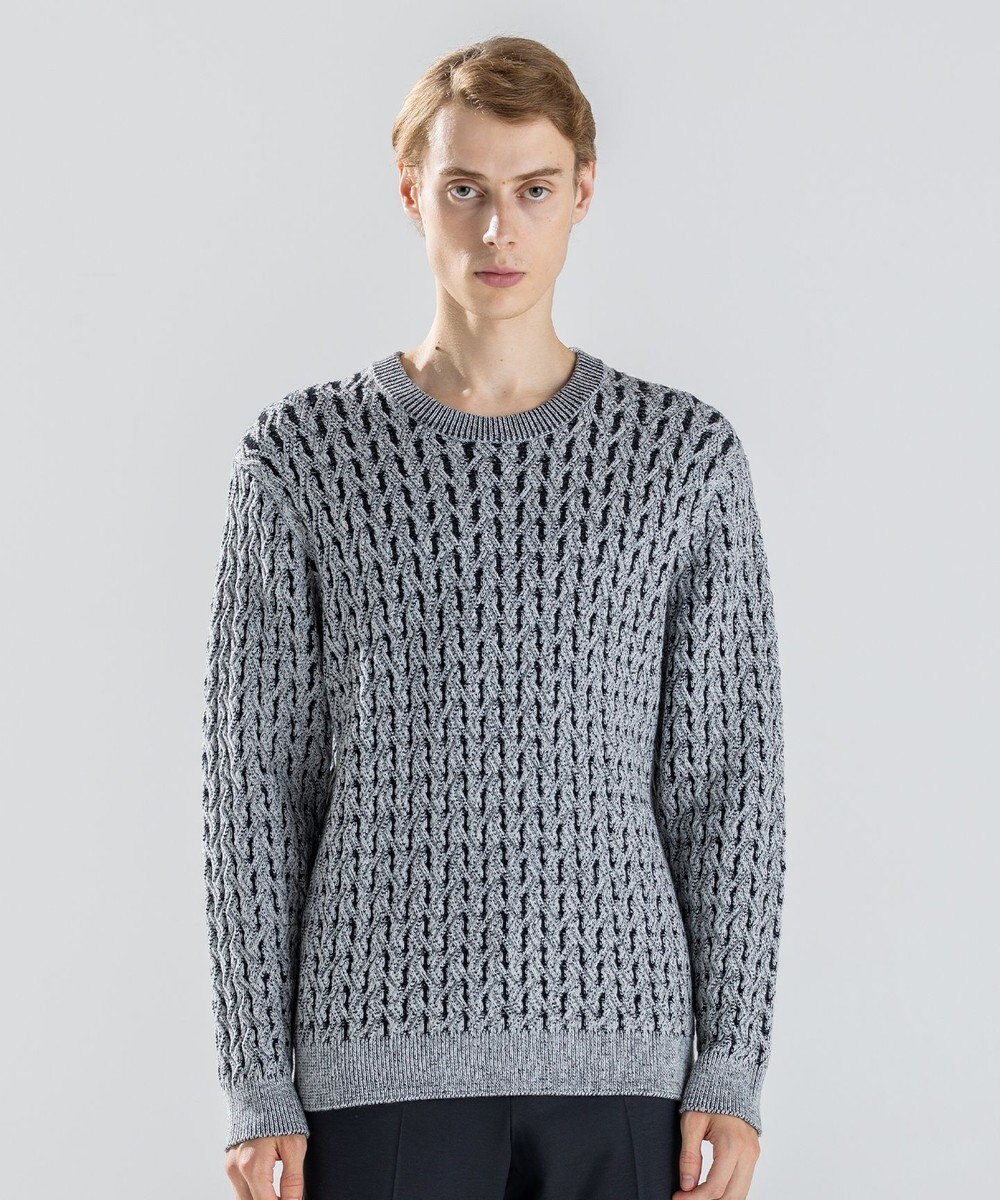 JOSEPH HOMME 【新柄】モロッカンクリスタル　クルーネックニット 