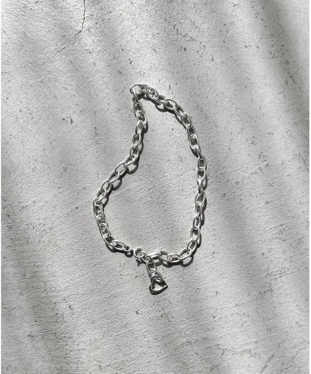 yoaa シルバー925 オープンハートネックレス 