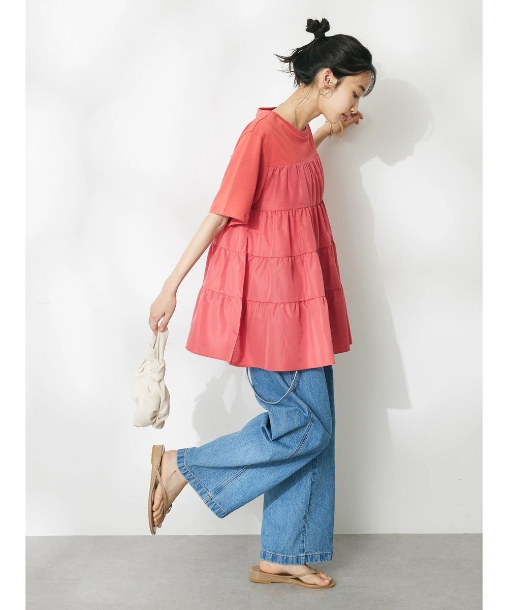 CRAFT STANDARD BOUTIQUE 異素材ティアードカットチュニック 