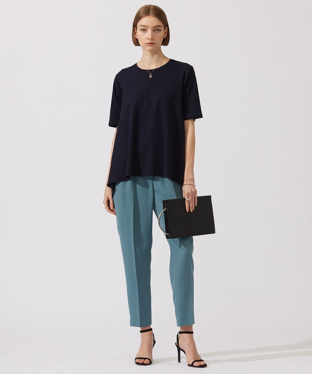 ICB 【新色追加・接触冷感・UVケア・速乾・洗える】FluidBackSatin ドロストパンツ 