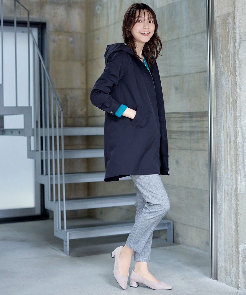 Tiaclasse 【洗える】ミドル丈マウンテンコート 