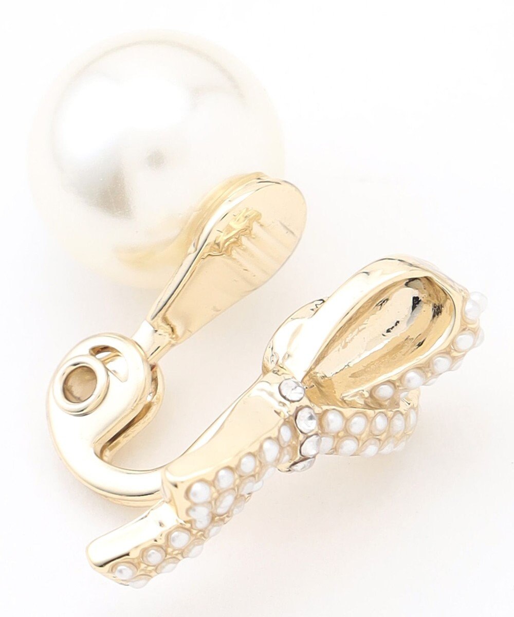 組曲 リボンパール2WAYイヤリング 