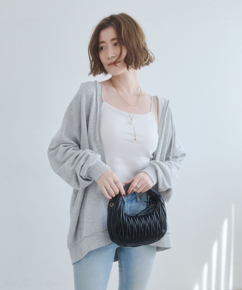 WEGO ルーズフィットZIPパーカー 