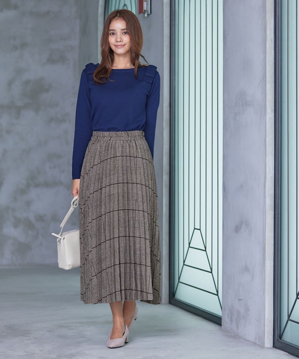 Tiaclasse 【安田美沙子さん着用】チェックプリーツスカート 