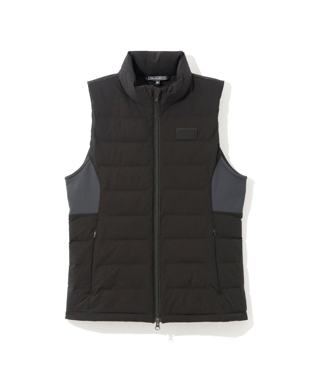 ZERO HALLIBURTON 【雑誌掲載】 ハイブリッドパデットベスト 82756 撥水 保温 裏起毛 ゴルフ ZHG-W15b 