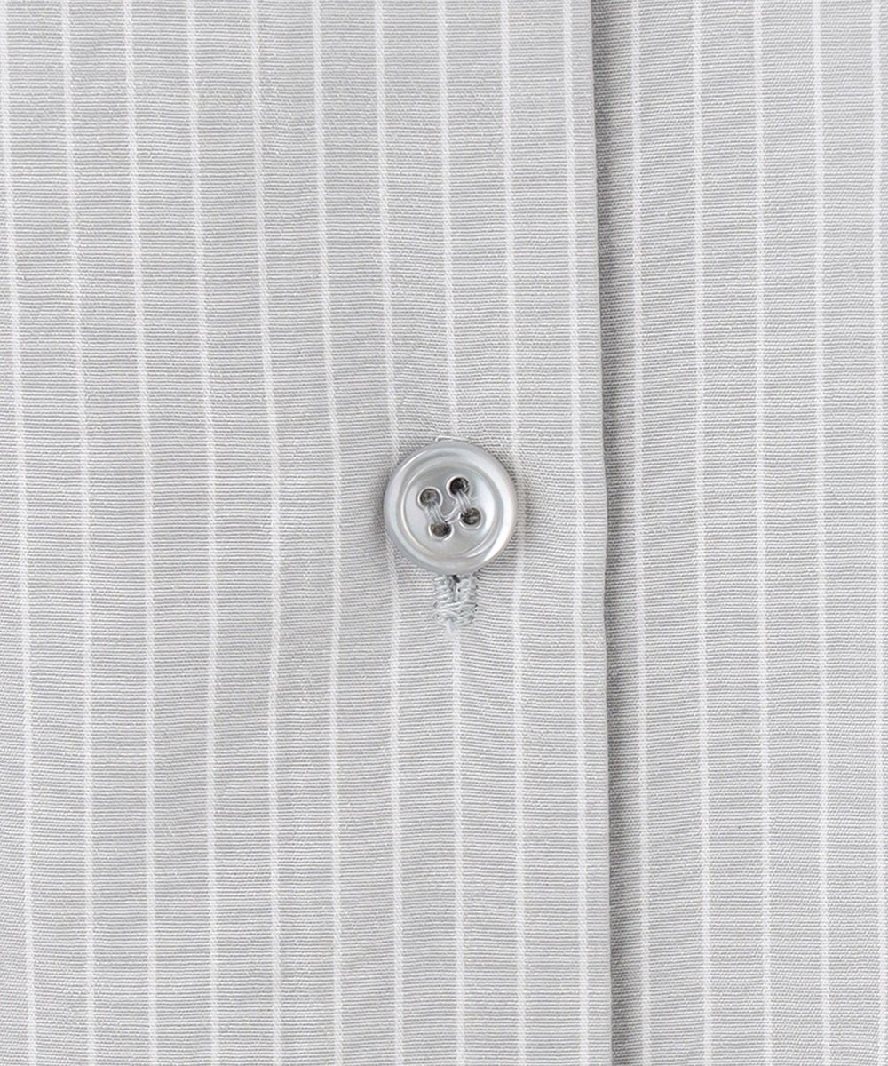 ICB 【洗える】CRySiタイプライター ボウタイ付きバンドカラーシャツ 