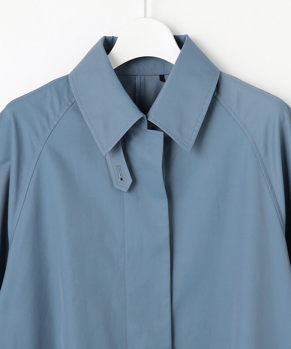 自由区 S コットンナイロンバルカラー コート 