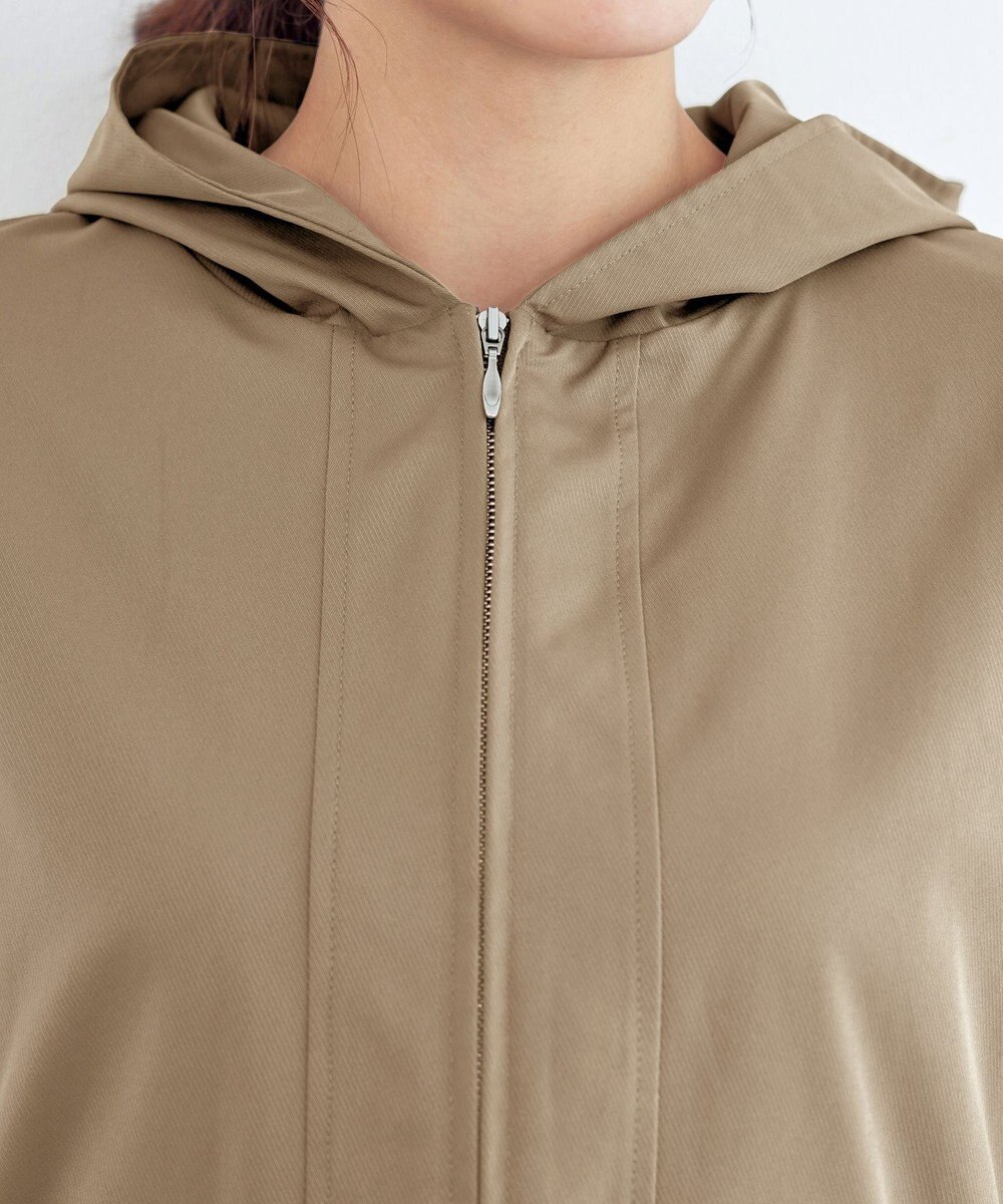 Tiaclasse 【洗える】ミドル丈マウンテンコート 