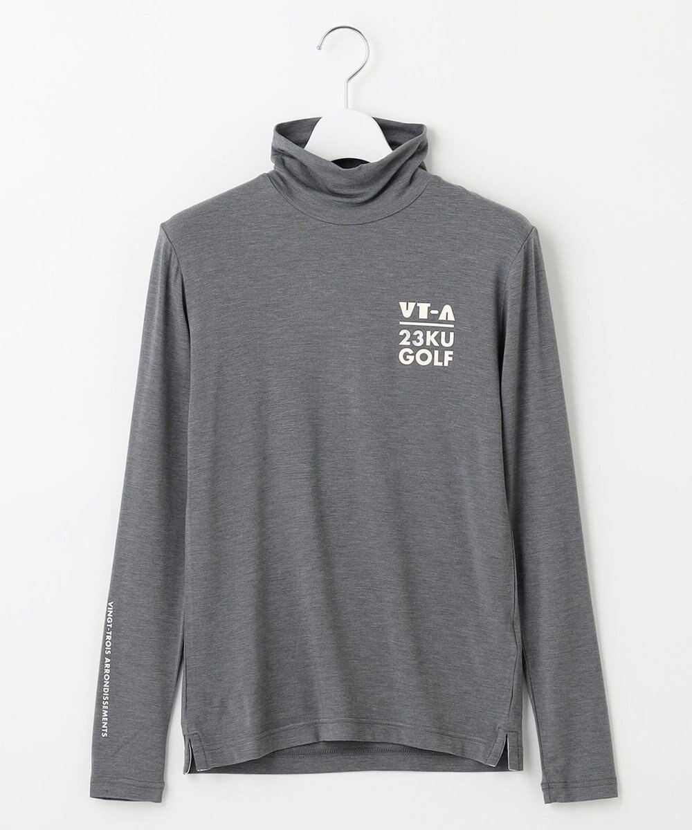 23区GOLF 定番あたたかインナー【WOMEN】エニワイズ無地 カットソー 