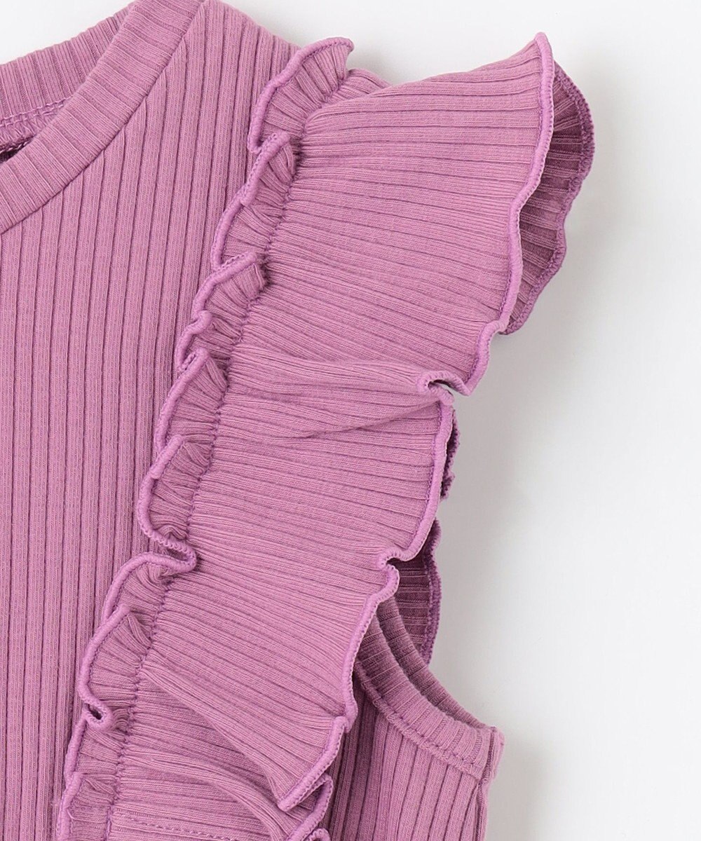 ANY KIDS チェック ドッキング ワンピース 