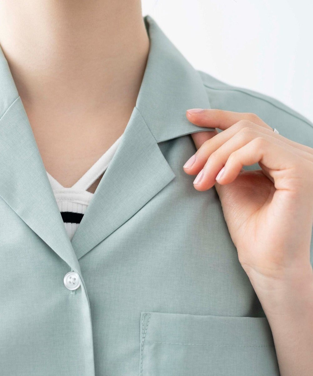 WEGO オープンカラーショートシャツ 