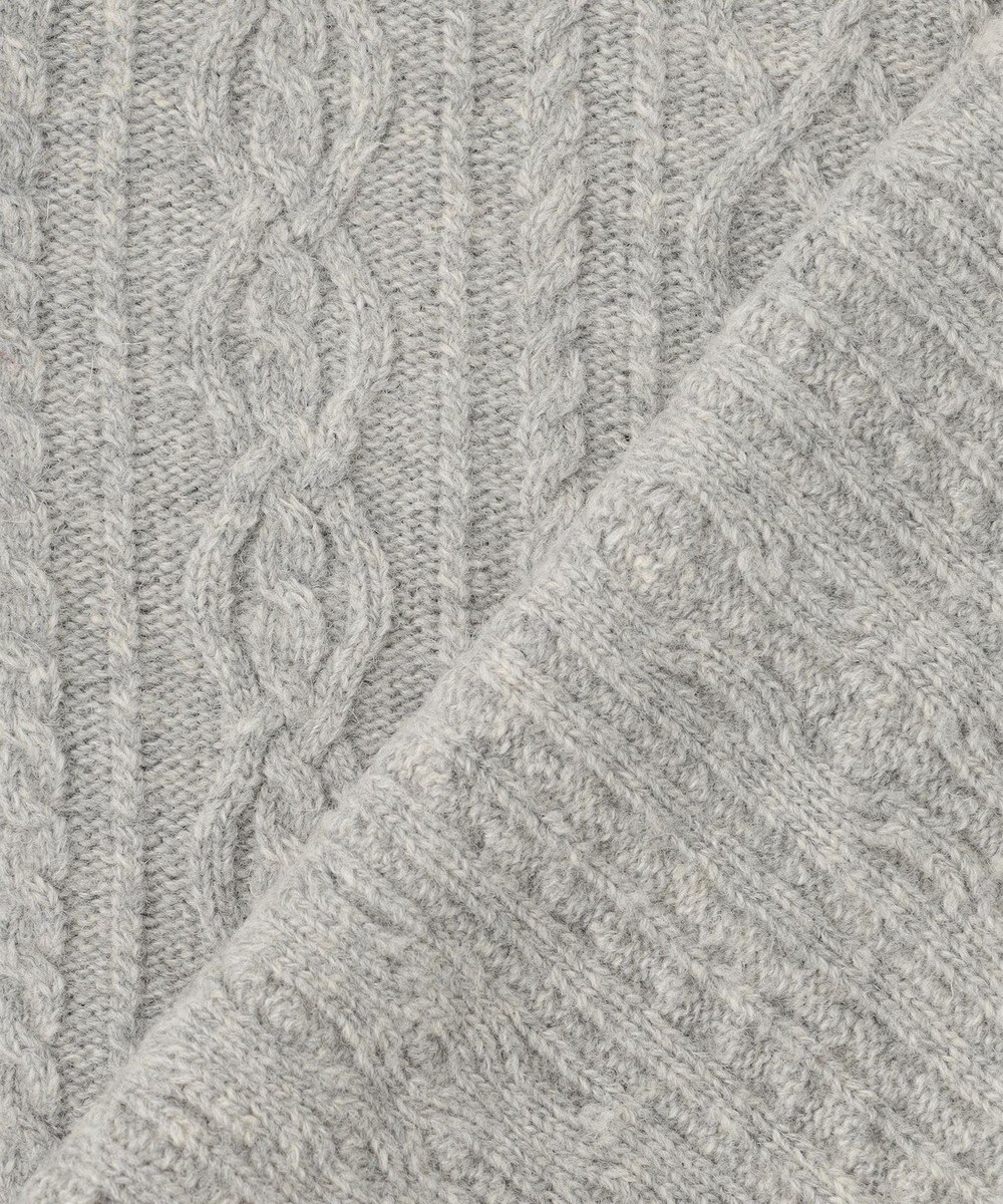 J.PRESS LADIES L 【洗える】BUNNY キーネック ニット 