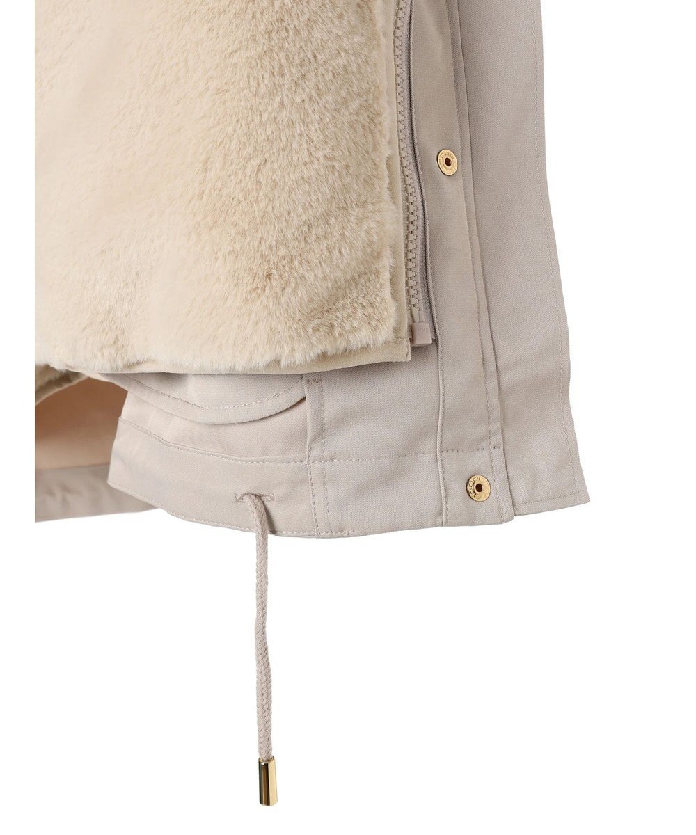 earth music&ecology マルチウェイマウンテンパーカー（ファー） 