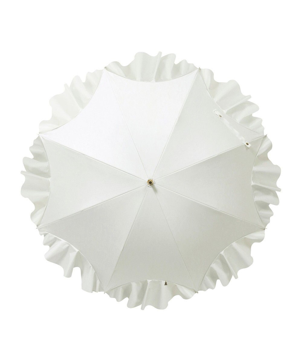 MOONBAT 【一級遮光日傘】LANVIN en Bleu (ランバン オン ブルー)  長傘 フレアフリル 遮光 遮熱 UV 